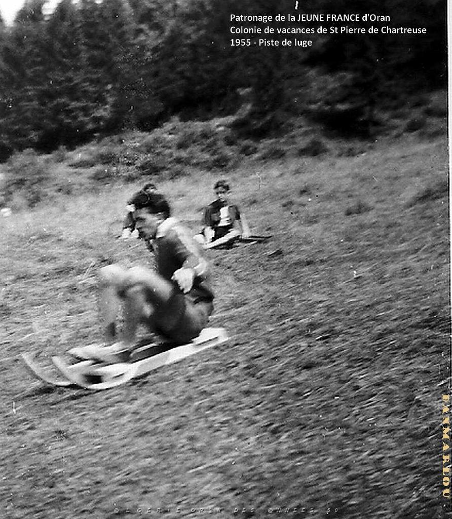 COLO JEUNE FRANCE 1955 piste de luge.jpg